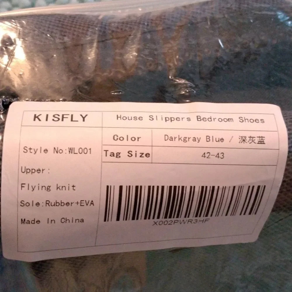 Kisfly House Slippers Size 9-10